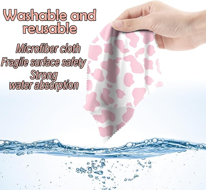 6 PCS Glasses Cleaning Cloth Eyeglass Cleaning Cloth Lens Eyeglasses Microfiber - Image 6