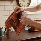 Jacquotha Waffle Hand Towels for Bathroom Kitchen Decor 2-Piece – Cotton Quick - Image 9