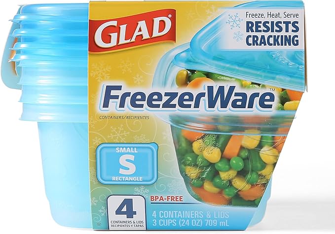 Glad GladWare Freezerware Food Storage Containers - Image 2