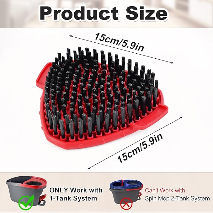 2 Pack Upgrade Scrub Brush Replace Heads Compatible - Image 2