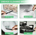 Crevice Cleaning Brush, Hard Bristle Grout Scrub Brushes Tool, Straw Cleaner - Image 3