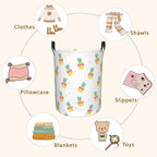 Cute Pineapples Laundry Basket, Waterproof Pineapple Laundry Hamper, - Image 7
