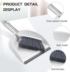 NACENA Mini Broom and Dustpan Set, Small Dust Pan and Brush Set - Image 4