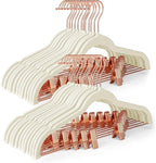 HOUSE DAY Velvet Skirt Hangers 24 Pack, Non Slip Pants Hangers by HOUSEDAY