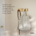 Umbra Flip Wall-Mounted Coat Rack - Image 4