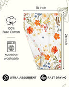 Flour Sack Kitchen Towels Set of 2-18x26 Cotton Dish Towels - Image 5