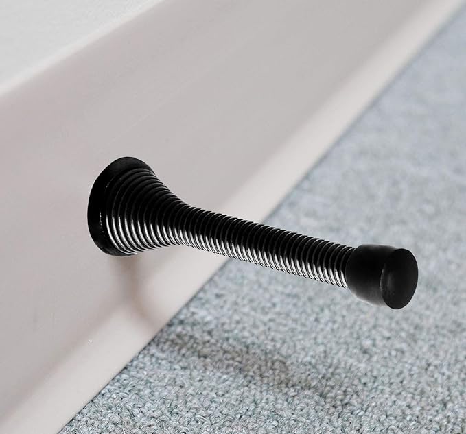 16 Pack Spring Door Stops 3 1/4 Inch Flexible Heavy Duty Spring Door Stopper - Image 4
