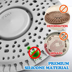 zaa Shower Drain Hair Catcher, 2 Pack Premium Silicone Drain Protector & Shower - Image 5
