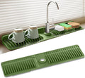 Faucet Mat for Kitchen Sink, 24 Inch Longer Silicone Sink Splash Guard by SOCORIA