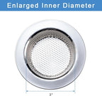 3 Pcs Sink Strainer for Most Kitchen Sink Drain Basket, Upgraded Double-Layer - Image 5