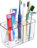 Electric Toothbrush Holder for Bathroom Countertop and Wall Mounted by SuoxingStorage