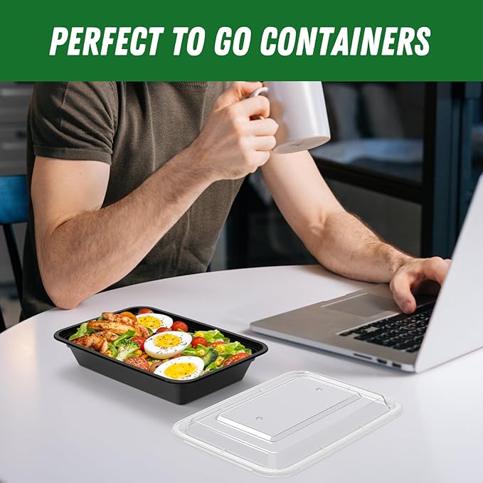 50 Pack 28 oz Meal Prep Containers Reusable - Image 7
