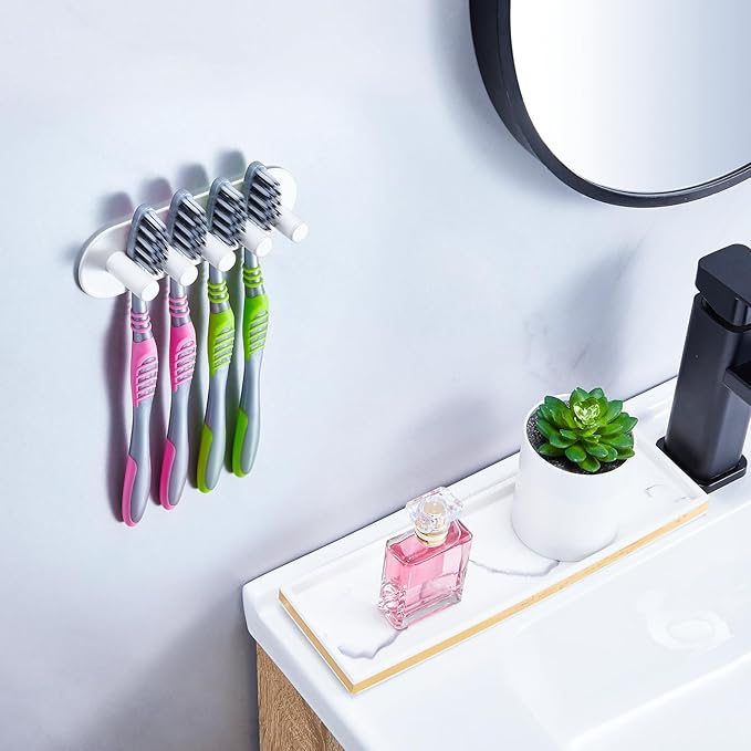 Electric Toothbrush Head Holder, Toothbrush Holders Wall Mounted, Adhesive - Image 4