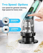 Electric Spin Scrubber for Cleaning Bathroom: Cordless Power Shower Scrubber - Image 4