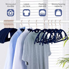 IEOKE Velvet Hangers 50 Pack: Felt Clothes Hangers Heavy Duty Shirt Sweater - Image 2