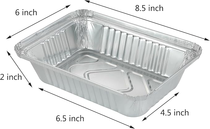 25Pack Disposable Aluminum Foil Pans - Image 2