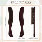 Patelai 2 Pcs Horsehair Felt Hat Brush Kit Lint Brush - Image 2