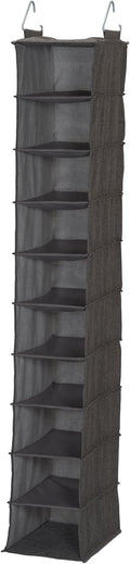 Household Essentials 10-Shelf Wide Hanging Shoe Organizer, Soft and Durable by HouseholdEssentials