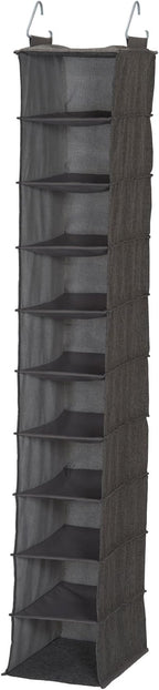 Household Essentials 10-Shelf Wide Hanging Shoe Organizer, Soft and Durable by HouseholdEssentials
