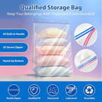 20 Gallon Jumbo Storage Bags, 24 x 32 Heavy Duty Ziplock Storage Bag Resealable - Image 3
