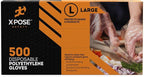 Xpose Safety Clear Disposable Poly Gloves - Image 2