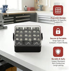 ALCYON 9V Battery Organizer Storage Case, Battery Vault Box Container - Image 2