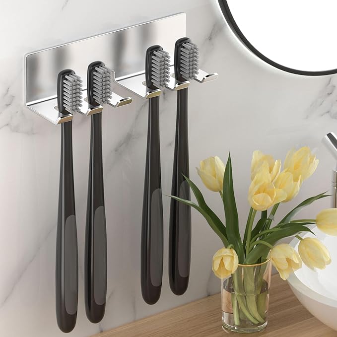 Electric Toothbrush Head Holder, Toothbrush Holders Wall Mounted, Electric - Image 3