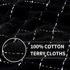 Homaxy 100% Cotton Terry Kitchen Towels, Checkered Designed, Soft and Super - Image 2