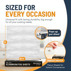 Pre-Cut Aluminum Foil Sheets 500 Count - Image 3