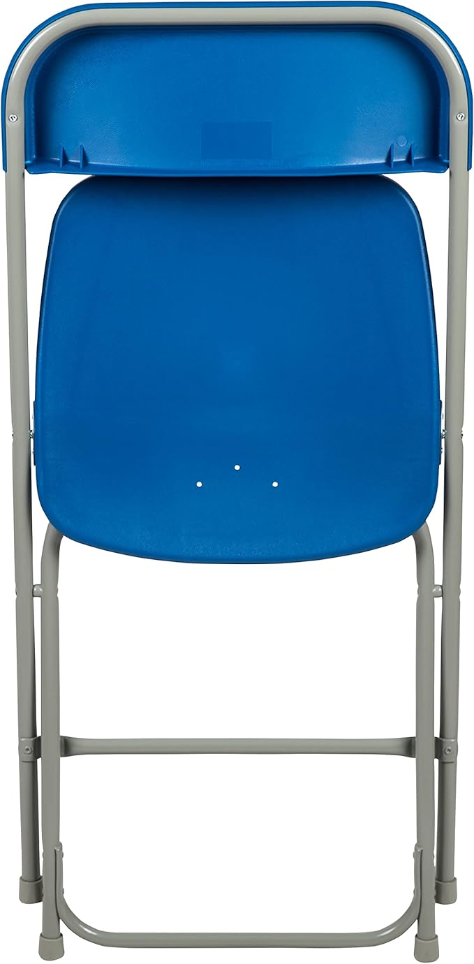 Flash Furniture Hercules Series Plastic Folding Chair - Blue - 6 Pack 650LB Weight Capacity Comfortable Event Chair-Lightweight Folding Chair - Image 15