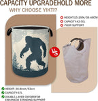 Big Foot Laundry Hamper, Retro Forest Collapsible Laundry Baskets, Waterproof - Image 3