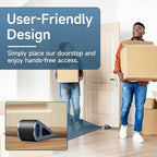 2 Pcs Heavy Duty Door Stopper for Bottom of Door, Aluminum & Rubber Door Stop - Image 5