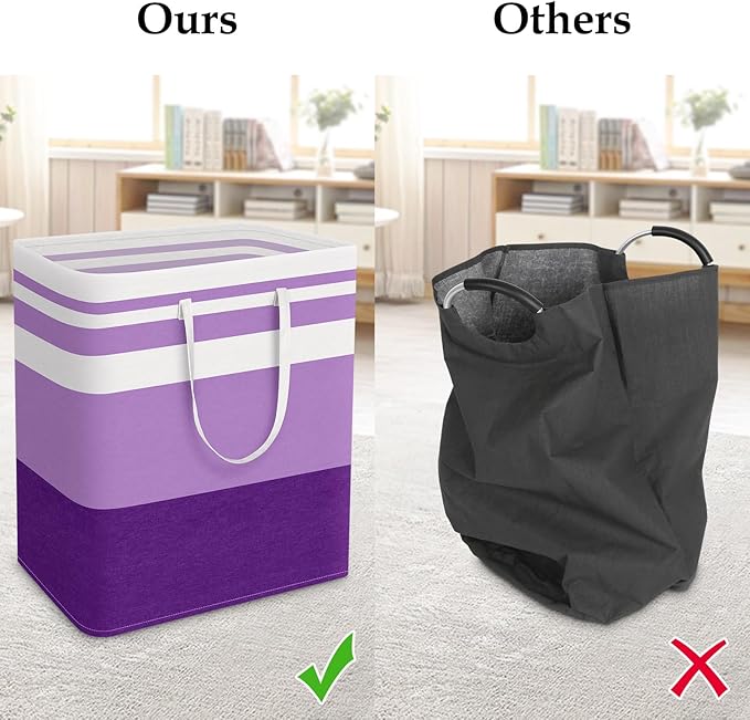 StorageRight Large Collapsible Laundry Basket Hamper - Image 5
