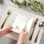 Luxenap 15.8 X 7.9 Inch Linen-Feel Guest Towels, 50 Lettered Hand Towels - Image 5