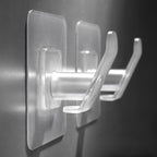 DELITON 10 Pack Adhesive Towel Hooks, Coat Hooks Stick on Wall Hanging Robes - Image 2