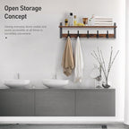Tatub 29" Rustic Coat Rack Wall Mount - Image 6