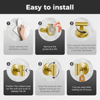 Shower Hooks for Inside Shower, No-Drill Removable&Reusable Towel Hooks for - Image 4