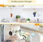 Self Adhesive Banana Hook Under Cabinet Foldable Banana Hanger Metal Under - Image 6