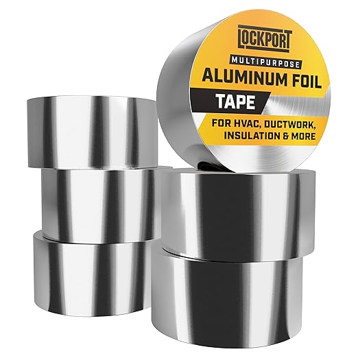 Lockport Aluminum Foil Tape 2" x450 ft by Lockport