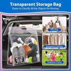 5 Gallon Zipper Bags with Handle and Bottom, Heavy Duty Clear Handy Plastic - Image 6