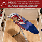 Nuxovilar Ironing Board Cover Santa and Deer Pattern Polyester 15x54 Inches - Image 4