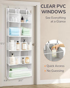 ULG Over the Door Organizer, 5-Tier Extra Large Hanging Storage - Image 2