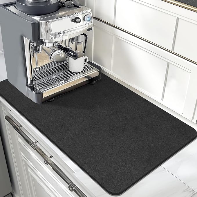Findosom Dish Drying Mat, Cuttable Drying Mat by Findosom