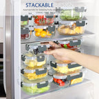 42pcs Glass Food Storage Containers - Image 5