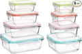 Vtopmart 8 Pack Glass Food Storage Containers by Vtopmart