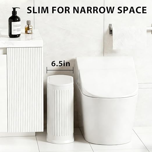 1.8 Gallon Bathroom Trash Can - Image 2