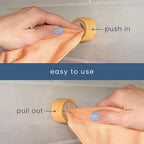 S&T INC. Round Adhesive Push Towel Hooks - Image 3