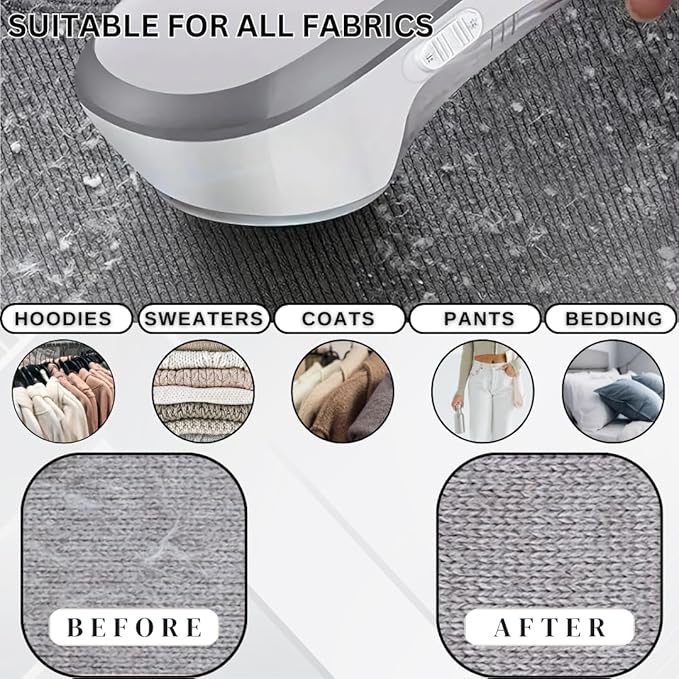 Fabric Shaver, Lint Remover, Rechargeable Lint Shaver - Image 3