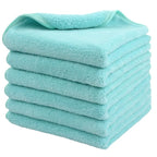 SINLAND Absorbent Coral Velvet Washcloth Ultra Soft Microfiber Face Towels 12 x - Image 8