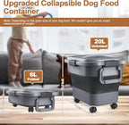 Dog Food Storage Container, 10-20 lbs Airtight Collapsible Cat Food Storage - Image 2
